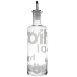 Typhoon 12oz Frosted Glass Oil/Vinegar Bottle