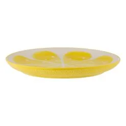 Typhoon World Foods 11" Round Platter | Lemon