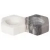 Danica Brands Danica Heirloom Marble Divided Tray | White & Slate