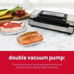Nesco / American Harvest Nesco Deluxe Vacuum Sealer -Meat Processing Shop 71qy7hvq4wl. ac sl1500