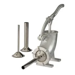 LEM 3 Lb Tinned Sausage Stuffer With Stainless Steel Stuffing Tubes