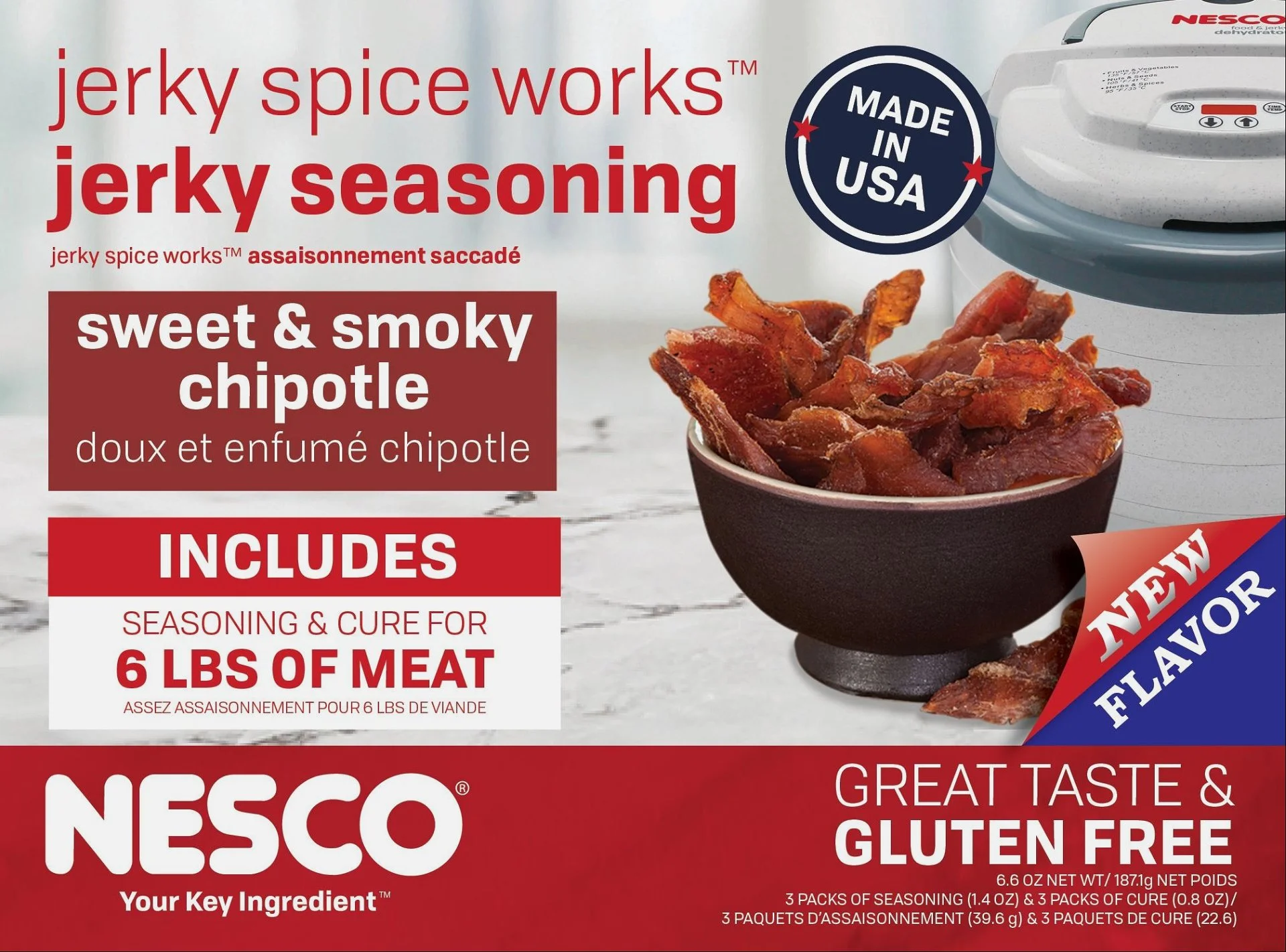 Nesco / American Harvest NESCO Jerky Seasoning | Sweet & Smoky Chipotle (3 Pack) 1 Nesco / American Harvest NESCO Jerky Seasoning | Sweet & Smoky Chipotle (3 Pack)