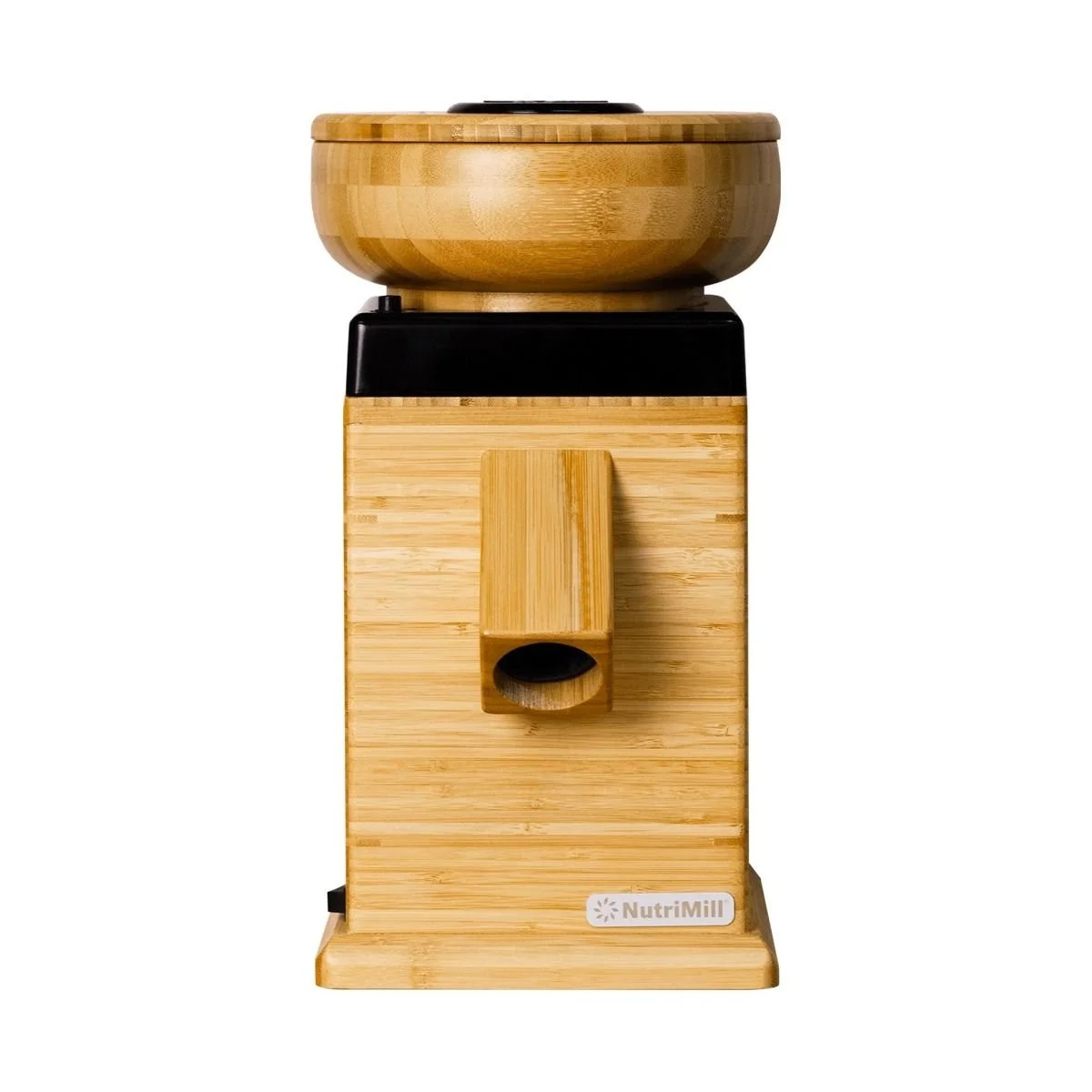 NutriMill Harvest Grain Mill | Black + Cutting Board & Canister Bundle 2 NutriMill Harvest Grain Mill | Black + Cutting Board & Canister Bundle - Image 2