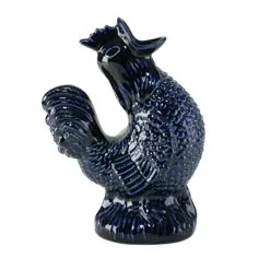 Wade Ceramics Extra Large Rooster Gluggle Jug | Cobalt Blue