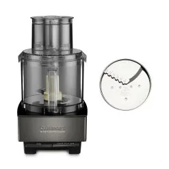 Cuisinart 14-Cup Food Processor + 6mm French Fry Disc | Black Stainless