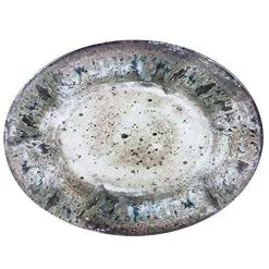 Certified International 18" X 13.5" Melamine Oval Platter | Radiance Cream