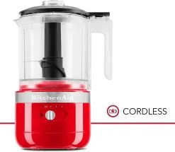 KitchenAid 5-Cup Cordless Food Chopper | Passion Red