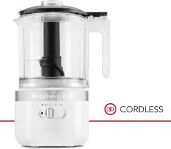 KitchenAid 5-Cup Cordless Food Chopper | White