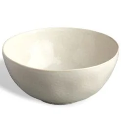 Carmel Ceramica Cozina 10" Large Serving Bowl | White