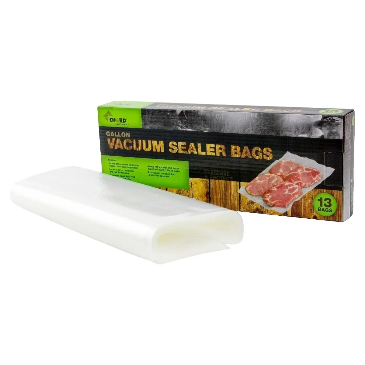 Chard Vacuum Sealer Bags | Gallon Size 1 Chard Vacuum Sealer Bags | Gallon Size